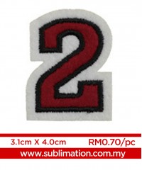 002 Embroidery Sticker